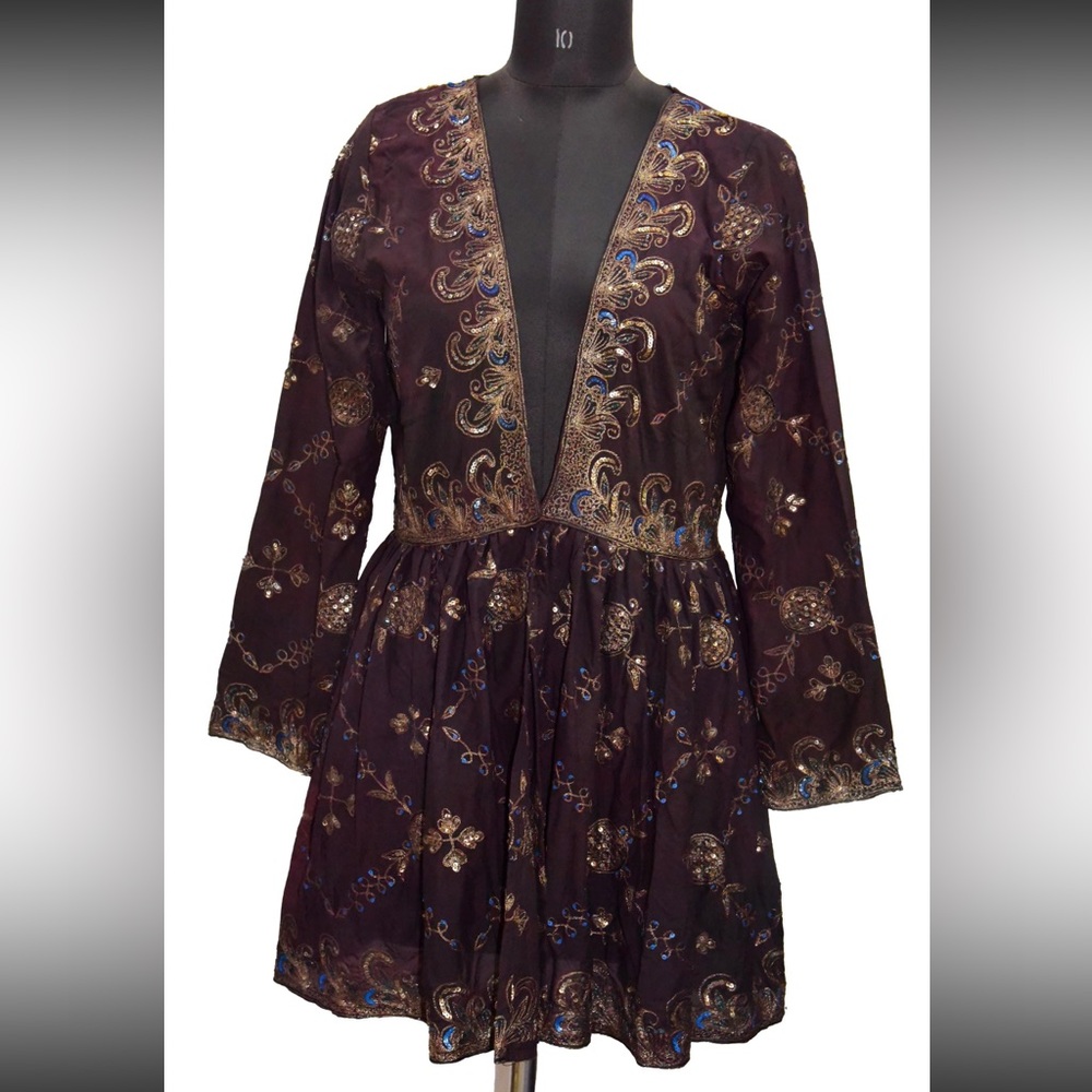 Vintage Handmade Open Kimono like Jacket